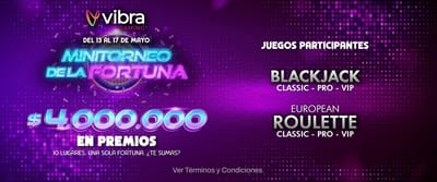 Banners promocionales de Nacional Casino con juegos de azar y premios